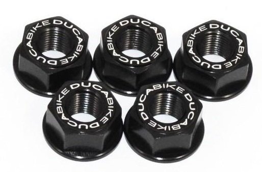 DUCABIKE (DBK) ドゥカバイク (ディービーケー) リアスプロケット ナットセット DUCATI ドゥカティ スプロケットボルト・ナット 駆動系 カラー：ブラック