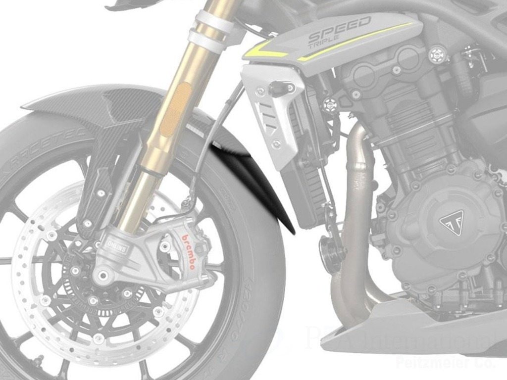 P&A International P&Aインターナショナル エクステンドフェンダー Daytona 660 Speed Triple 1200 RR RS TRIUMPH トライアンフ フロントフェンダー フェンダー関連 外装