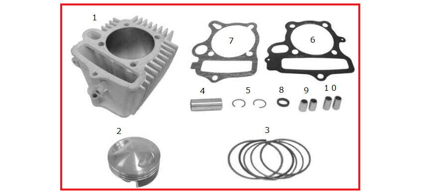 SP武川 SPタケガワ シリンダーキット152CC(SUPER HEAD＋R専用) ボアアップキット エンジンパーツ エンジン