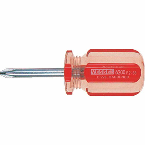 VESSEL ベッセル クリスタラインドライバースタビータイプ 6200 プラスドライバー ドライバー ハンドツ..