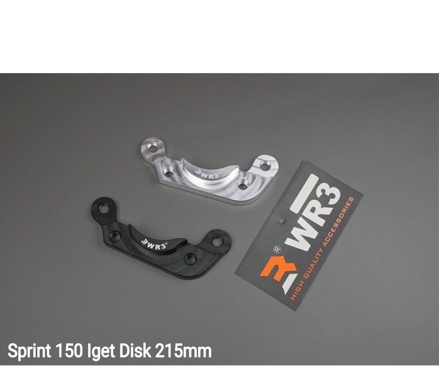 WR3 ダブルアールスリー Front Brake Caliper Bracket for Brembo フロントキャリパーサポート Sprint150 Iget Vespa ベスパ