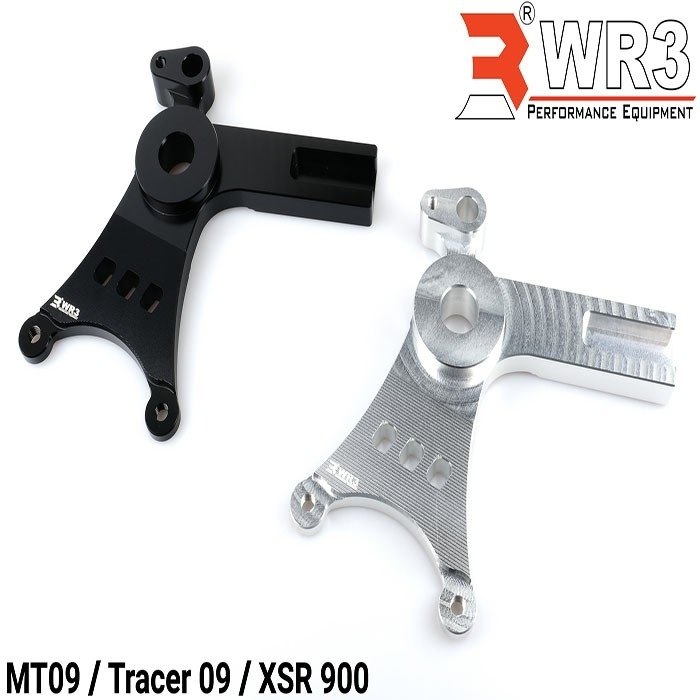 ■商品概要材質：6061-T6アルミBrembo 2Pキャリパー用 84mm (Φ34)純正ディスクローター対応■詳細説明This WR3 Front Caliper Bracket is specially designed usinghighstrength and firm material so it doesn’t shake easilyWith a CNC Billet cutting process so it is very precise and easytoinstallDeep anodized coloring so the color doesn’t fadePNP installation.■注意点Fitment ： Yamaha MT-09 2013- 2021／XSR900 2016-／MT-09 TRACER※Bolts for caliper or shock are not included.※取り扱い説明書が付属する場合は外国語となります。※メーカー都合により商品の仕様変更がある場合がございます。ご了承ください。※画像には他のカラーリングが含まれています。　※画像はイメージです。■適合車種MT-09 トレーサー&ensp;MT-09 トレーサーMT-09&ensp;MT-09 年式: 13-20XSR900&ensp;XSR900 年式: 16-