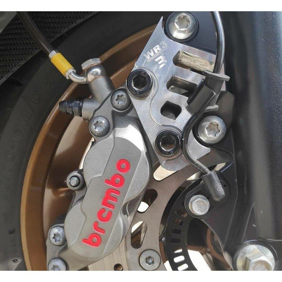 WR3 ダブルアールスリー フロントキャリパーサポート BREMBO用 XMAX 250 XMAX300 Y...