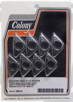 GUTS CHROME ガッツクローム シリンダーベースワッシャーキット SOFTAILファミリー DYNAファミリー TOURINGファミリー HARLEY-DAVIDSON ハーレーダビッドソン 汎用ナット 外装