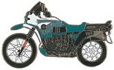 Wegener ワゲナー ピンバッチ BMW R100GS PD その他グッズ バイク関連グッズ