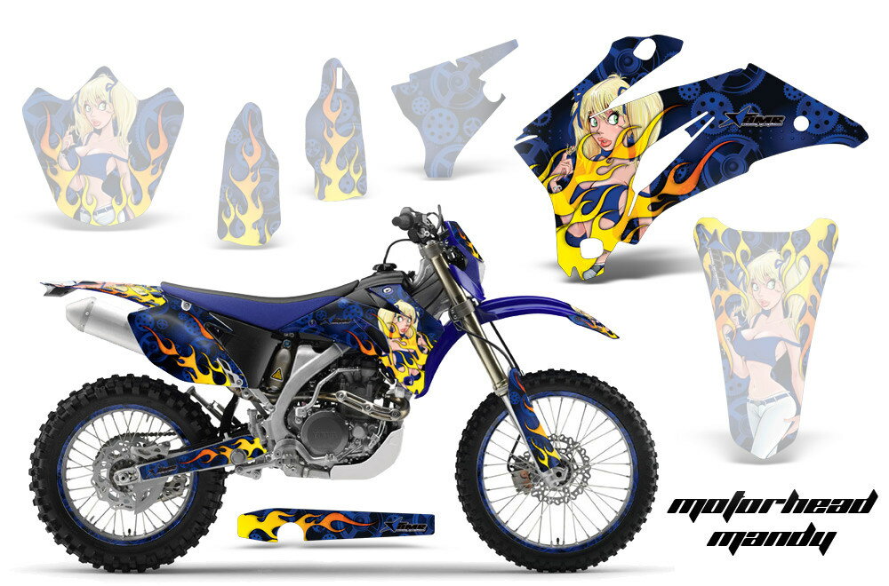 AMR エーエムアール グラフィックデカール (シュラウドキット) WR250X YAMAHA ヤマハ ステッカー・デカール 外装