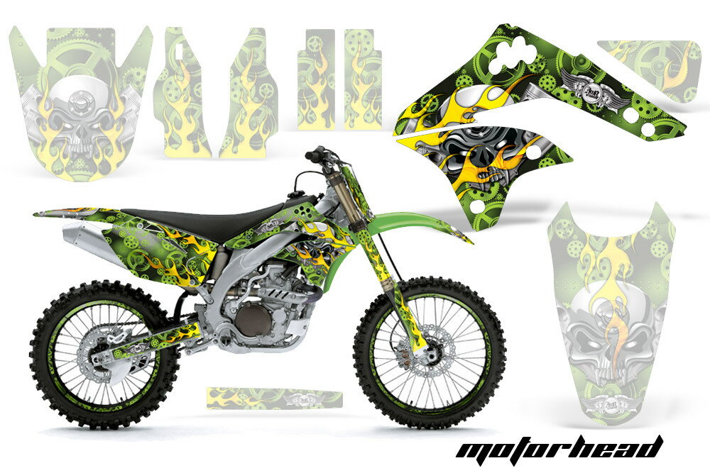 AMR エーエムアール グラフィックデカール (シュラウドキット) KLX250 KAWASAKI カワサキ ステッカー・デカール 外装