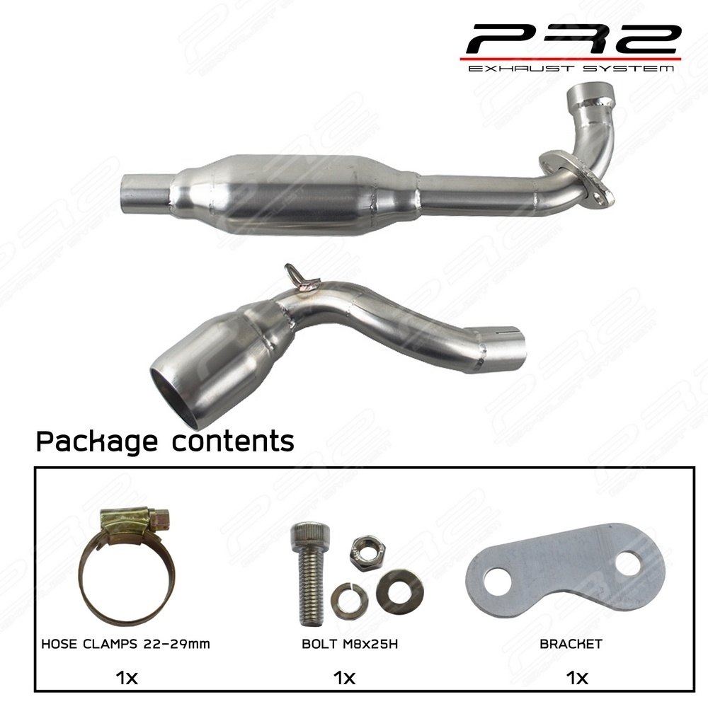 PR2 �ԡ�������ġ� EXHAUST TUBE 2�� (POWERBOMB-STUNT STYLE) | HONDA MSX125 �����������ȥѥ��� MXS125 �ۥ�� �ޥե顼
