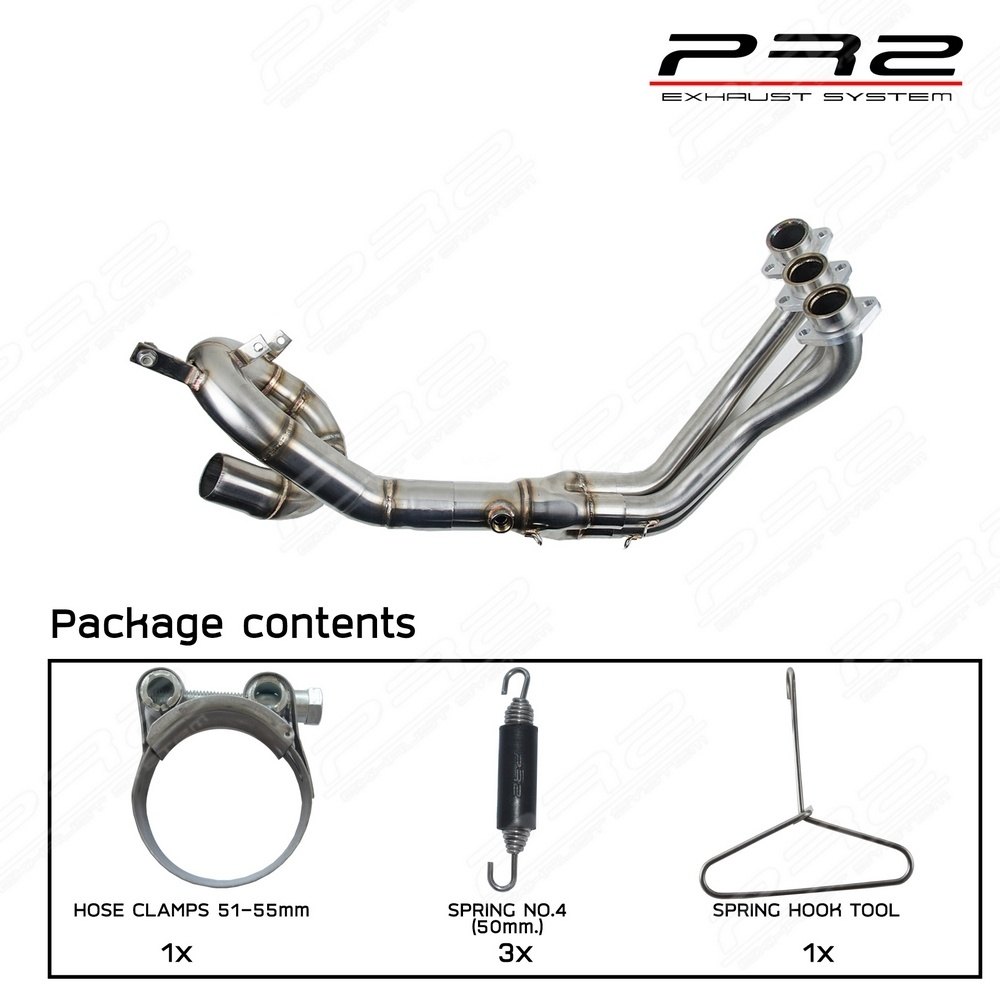 PR2 �ԡ�������ġ� EXHAUST TUBE 2�� (SWIRL STYLE) | YAMAHA MT-09 �����������ȥѥ��� ��ޥ� �ޥե顼