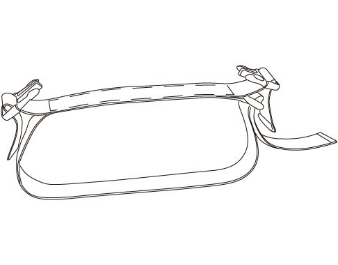 TANAX motofizz タナックス モトフィズ シート固定ベルト MP-177 バッグ専用固定ベルト