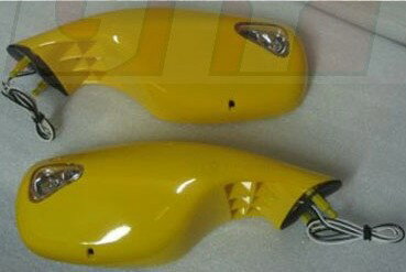 GYRO ジャイロ LED内蔵 ウインカーミラー 748 916 996 998 DUCATI ドゥカティ ミラー ハンドル