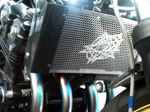 A-TECH エーテック ラジエターコアガード CB400スーパーフォア HONDA ホンダ ラジエーターコアガード・..