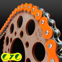 CYC CHAIN CYCチェーン 420-120L カラーチェーン【ソリッドカラー】(蛍光オレンジ) TLM50 TS50W RS50 TUONO50 トゥオノ HONDA ホンダ SUZUKI スズキ APRILIA アプリリア APRILIA アプリリア