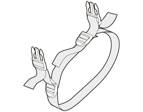 TANAX motofizz タナックス モトフィズ シート固定ベルト MP-234 バッグ専用固定ベルト 車体用バッグ・ケース(2)