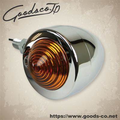 GOODS グッズ スモールバレットウインカー クローム [アンバー] ウインカー