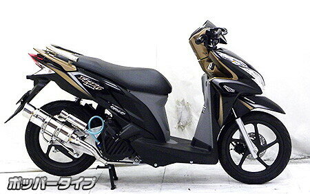 WirusWin ウイルズウィン ロイヤルマフラー ポッパータイプ クリック125 HONDA ホンダ フルエキゾーストマフラー マフラー