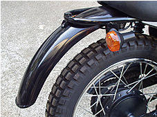 OSCAR オスカー リアフェンダーロング 黒ゲル 250TR KAWASAKI カワサキ リアフェンダー フェンダー関連 外装