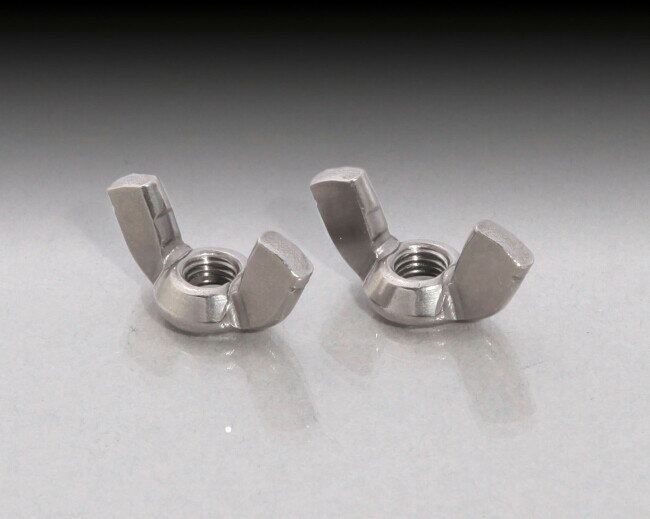 K-CON キタココンビニパーツ 蝶ナット 汎用ナット 外装 M4用／ピッチ：P0.7／サイズ：(A)2.4mm×(B)22mm..