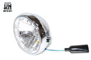 ■商品概要【タイプ】・H4バルブ 60W／55W-12V・レンズ：樹脂タイプ【サイズ】・リフレクター：7インチ・直径：約18cm・奥行き：約15cm・固定ボルト穴：8mm／1.25mmピッチ【付属品】ポジションランプ付■詳細説明中型単車や大型単車にどうでしょうか？