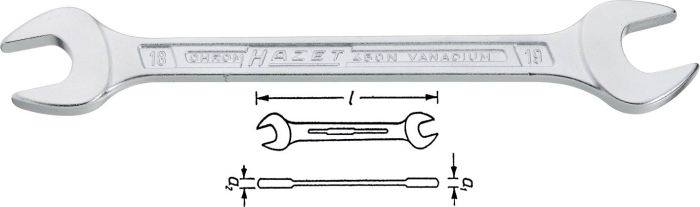 HAZET ハゼット ダブルオープンエンドレンチ その他、レンチ T字レンチ ハンドツール