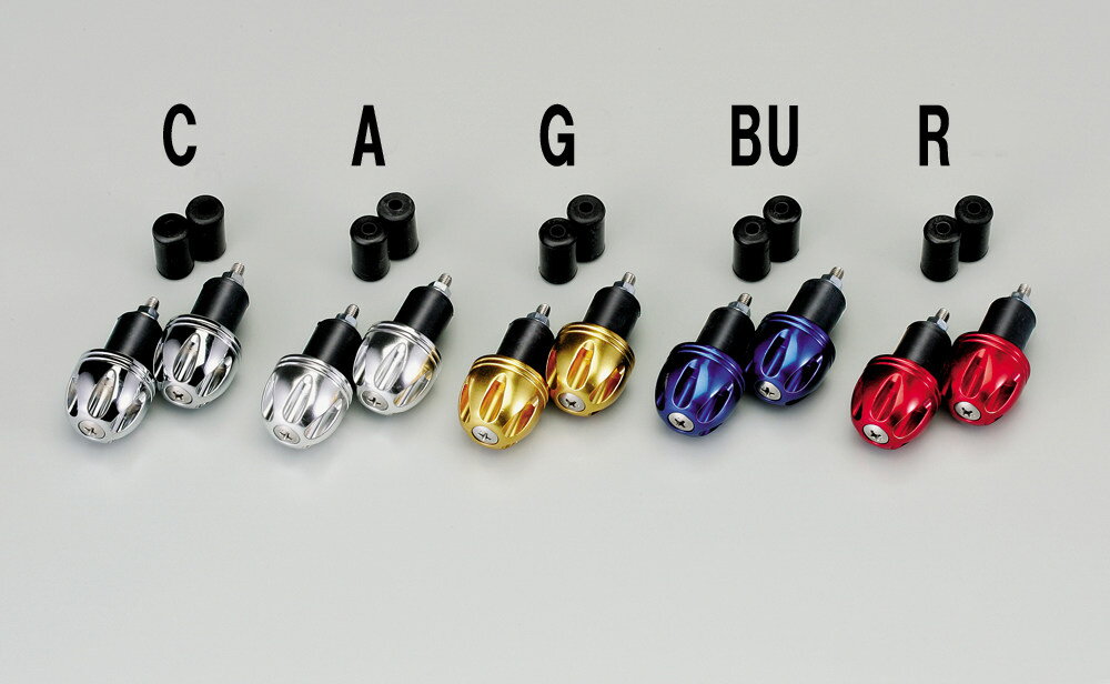 HURRICANE ハリケーン Φ30アルミサイドキャップ ビレット バーエンド ハンドル