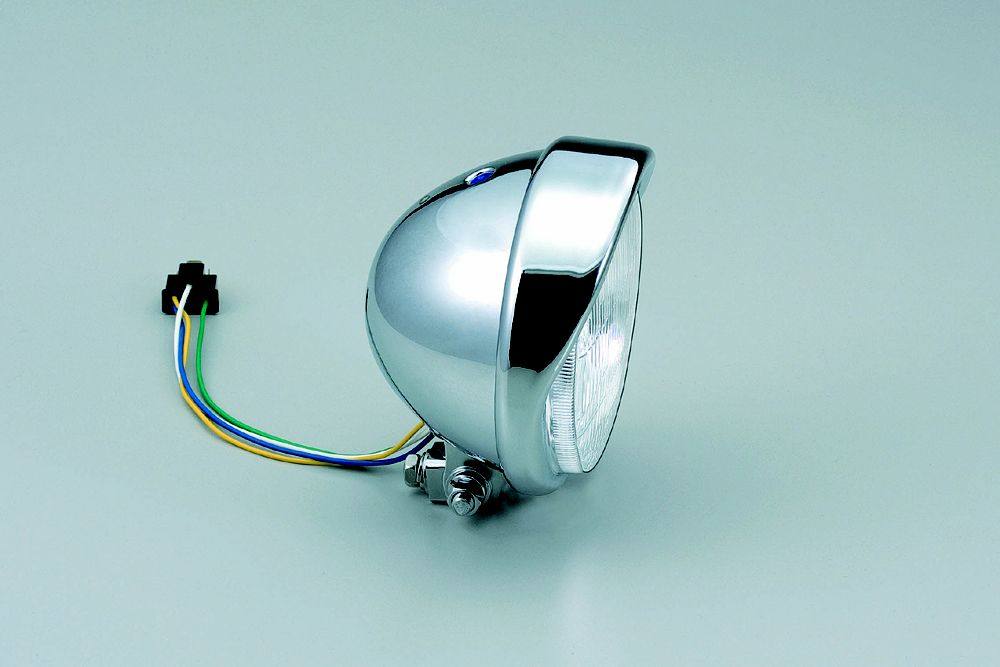 ■商品概要カラー：クロームメッキH4バルブ12V60/55W、H4カプラ付5.5インチ■適合車種&ensp;&ensp;&ensp;備考: 汎用