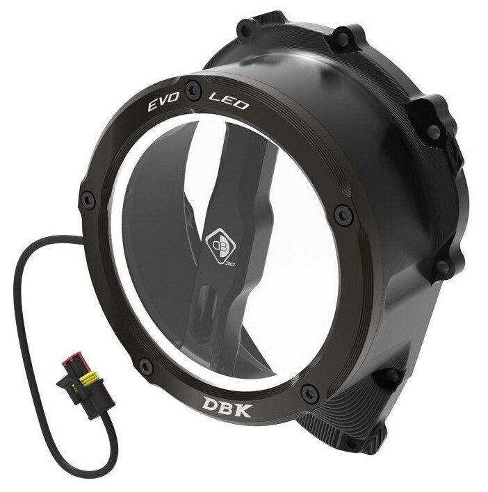 DUCABIKE (DBK) ドゥカバイク (ディービーケー) EVO LED クリアクラッチカバー STREET TRIPLE 765 MOTO2 EDITION RS R S TRIUMPH トライアンフ クラッチカバー エンジンパーツ エンジン