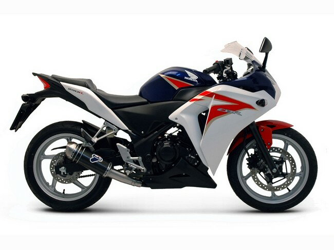 TERMIGNONI テルミニョーニ スリップオンマフラー 1サイレンサー CBR250R (2011-) HONDA ホンダ サイレンサーエンド材質：ステンレス (レーシング+バッフル)