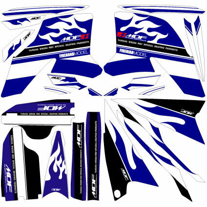 MDF エムディーエフ 車種別グラフィックデカールキット WR250Rファイア WR250X YAMAHA ヤマハ グラフィックキット 外装 ■コンプリートデカール（フルセット）