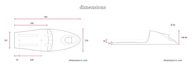 C-RACER シーレーサー 汎用カフェレーサーシート シート シート関連 外装 生地の仕様:Black:ブラック / ステッチカラー:Blue:ブルー / ステッチタイプ:SQUARE:スクエア
