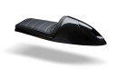 C-RACER シーレーサー 汎用カフェレーサーシート シート シート関連 外装 生地の仕様:Black:ブラック / ステッチカラー:Yellow:イエロー / ステッチタイプ:CHEVRON (V shape):V字