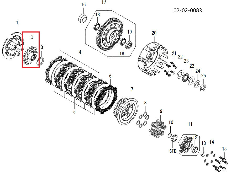 SP武川 SPタケガワ 【補修部品】クラッチカム その他クラッチオプション・補修部品 駆動系