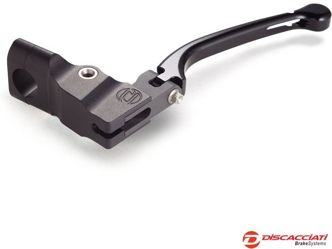 Clutch Levers - DISCACCIATI ディスカチャーティー CNCワイヤークラッチホルダー クラッチホルダー 駆動系 ミラーホルダー：なし / レバー部カラー：ブラック / ハンドル径：インチバー【25.4mm(1インチ)】