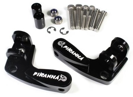 PIRANHA ピラニア タンデムステップアダプター X-MAX 300 XMAX XMAX250 YAMAHA ヤマハ タンデムステップ・タンデムブラケット ステップ 足回り