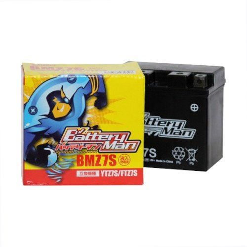 Battery Man バッテリーマン バッテリー BMZ7S(YTZ7S 互換)(液入充電済み)