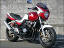 CHIC DESIGN シックデザイン ロードコメット2 CB400スーパーフォア HONDA ホンダ ビキニカウル カウル関連 外装 スクリーンカラー:クリア / カラー:Cブレイジングレッド/ホワイト/ブラック(CBXカラー)