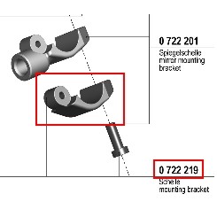 MAGURA マグラ 【195ラジアルマスターシリンダー】用補修部品 クランプ その他クラッチマスターシリン..
