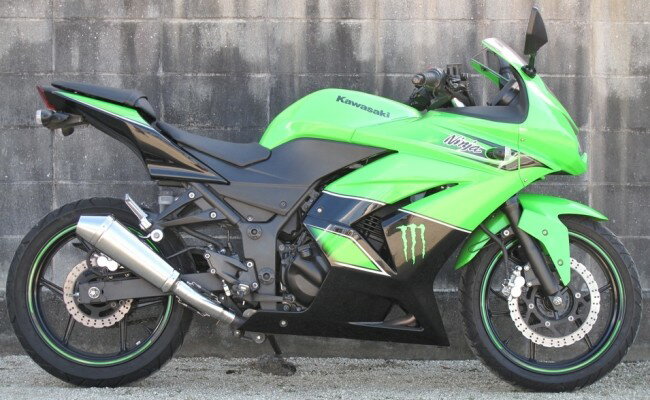 HOT LAP ホットラップ M-3スリップオンマフラー NINJA250R [ニンジャ] KAWASAKI カワサキ スリップオンマフラー マフラー