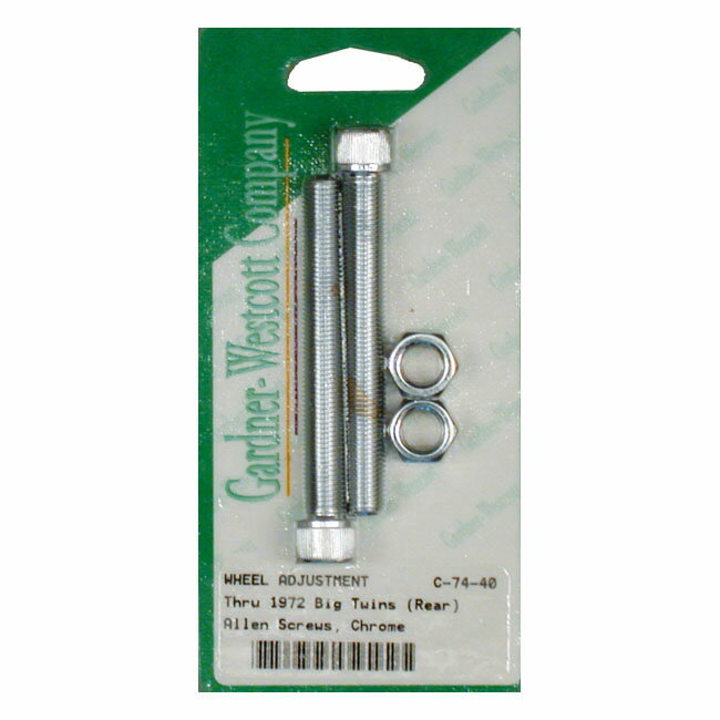 GARDNER-WESTCOTT ガードナーウエストコット ホイールアジャスターアレンボルト【WHEEL ADJUSTERS ALLEN BOLT】 37-72 FL FX NU HARLEY-DAVIDSON ハーレーダビッドソン 汎用ボルト・ネジ