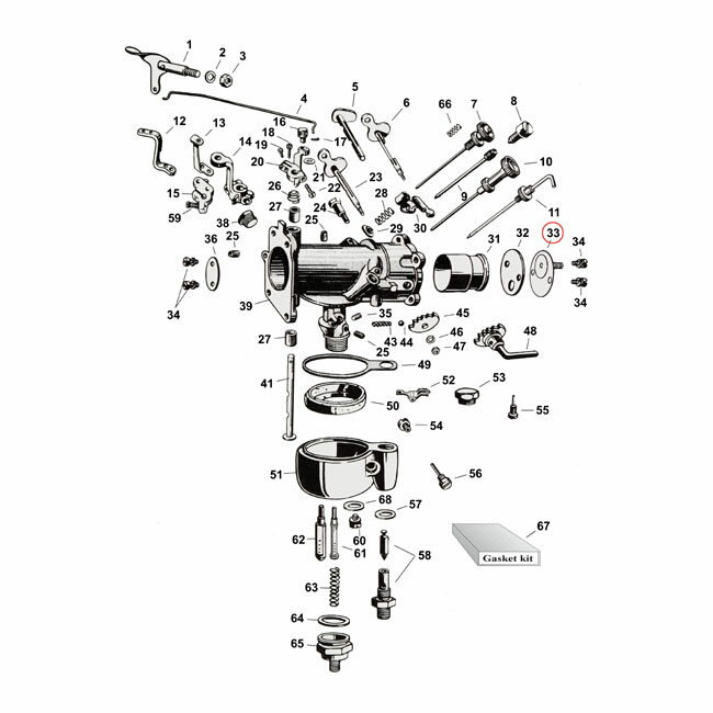 MCS エムシーエス ディスクエアインテーク【DISC AIR INTAKE 】 48-57 OHV NU HARLEY-DAVIDSON ハーレーダビッドソン その他吸気系オプション・補修部品 吸気関連 エンジン