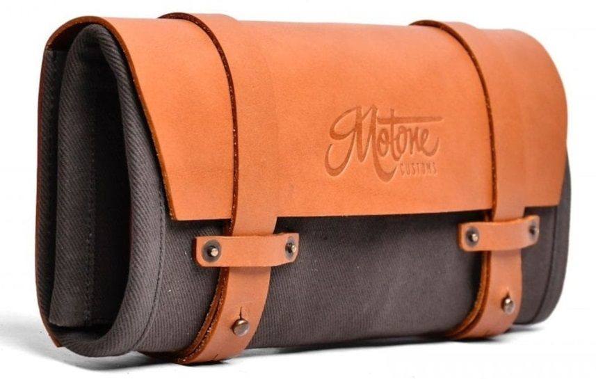 Motone Customs モートーンカスタムズ ツールロールバッグ SCOUT レザー ワックスキャンバス ツールバッグ バッグ