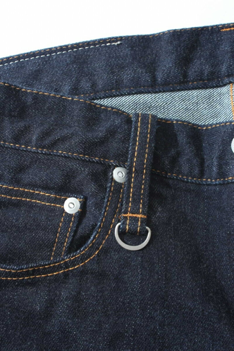 児島ジーンズ 13oz ケブラーストレッチデニム ストレート ジップフライ サイズ：33