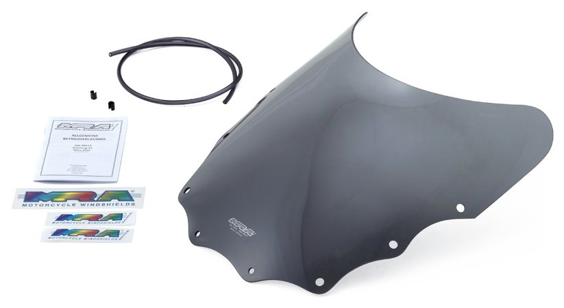 MRA エムアールエー スクリーン スポイラー ZZR400 ZZR600 KAWASAKI カワサキ 外装 カラー：スモーク/グラデーション無し