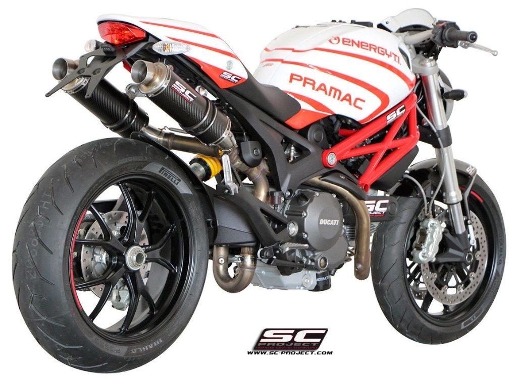 SC-PROJECT SCプロジェクト GPツインスリップオンサイレンサー MONSTER 696 796 1100 S DUCATI ドゥカティ スリップオンマフラー マフラー