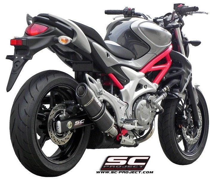 401 cc 〜750 cc  - SC-PROJECT SCプロジェクト オーバル スリップオンサイレンサー GLADIUS 650 SUZUKI スズキ スリップオンマフラー マフラー