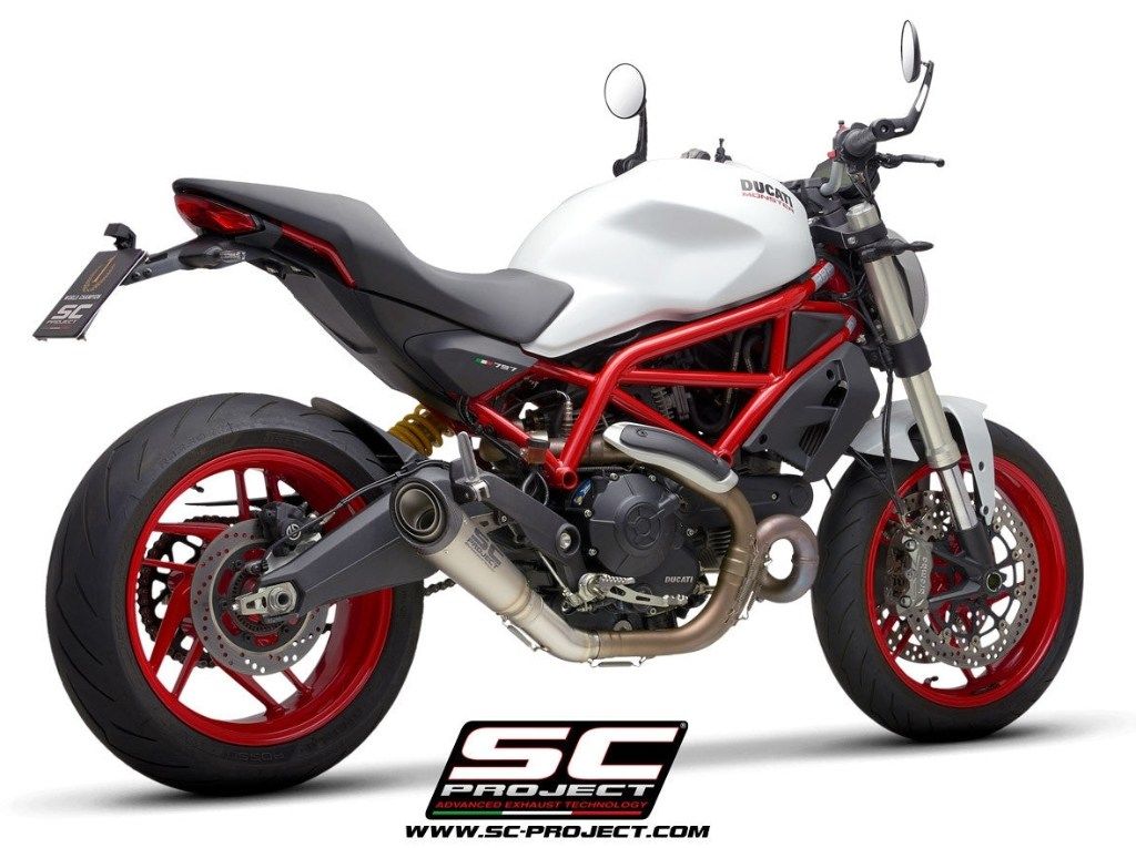 SC-PROJECT SCプロジェクト S1 スリップオンサイレンサー＆フルチタンリンクパイプ MONSTER 797 DUCATI ドゥカティ スリップオンマフラー マフラー