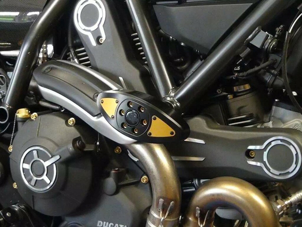 P&A International P&Aインターナショナル クラッシュパッド Extreme X-Pad Scrambler 1100 Sport Pro DUCATI ドゥカティ エンジンスライダー・フレームスライダー フレーム