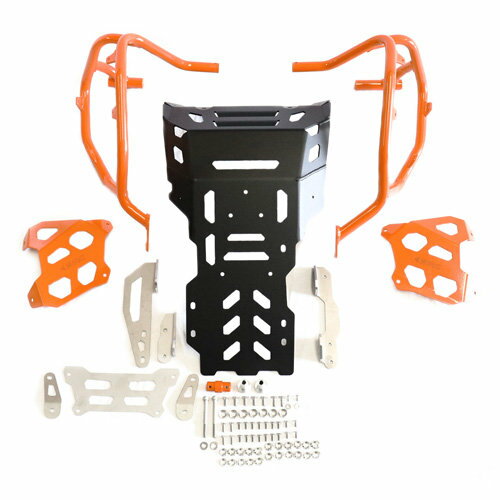 SRC エスアールシー クラッシュバー(エンジンガード) スキッドプレート セット FOR 790アドベンチャー 790 ADVENTURE KTM エンジンガード フレーム