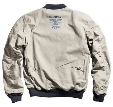 HOUSTON ヒューストン MA-1 COTTON M/C ジャケット