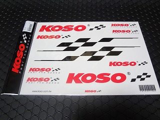 KOSO コーソー ステッカーセット ステッカー・デカール 外装